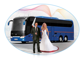 Аренда автобусов и микроавтобусов на свадьбу